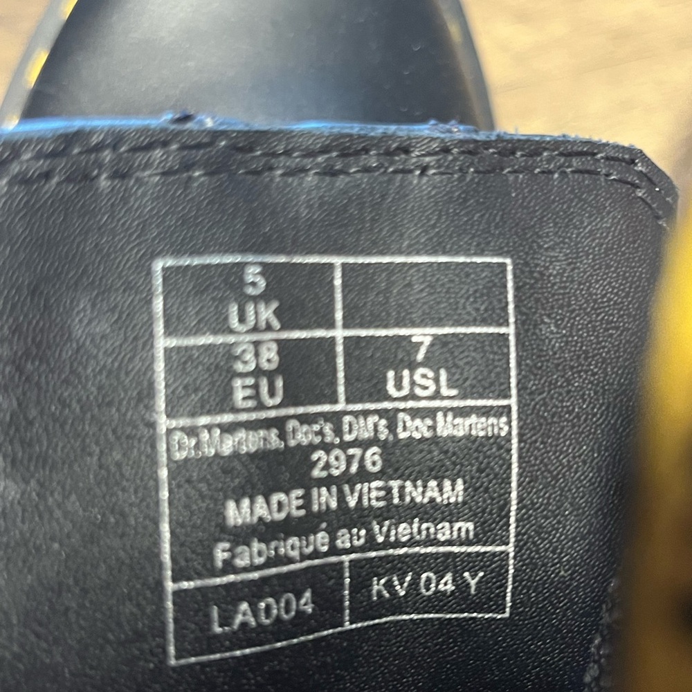 Dr. Martens Black Leather Boots - Picture 4 of 6